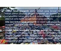 Beberapa Contoh Limbah Lunak Anorganik Adalah